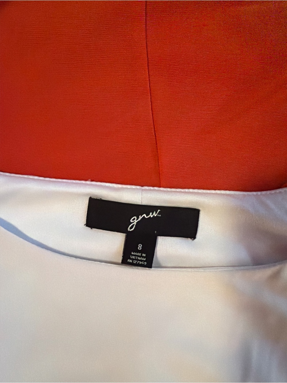 * GNW Sleeveless Color Block Dress Size 8 Figure Flattering Stretch Midi - Picture 8 of 9